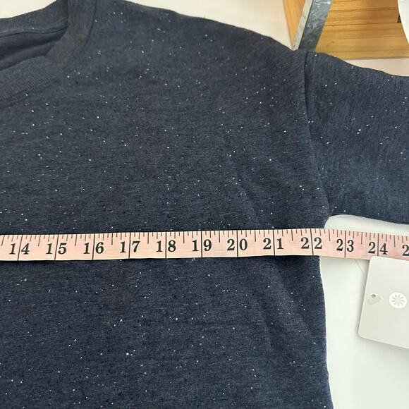 NEW Athleta Balance Pullover Navy Blue Multi Nap Size Small Tall Athleisure - Picture 7 of 11